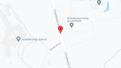 Map of the neighborhood around Brandywine at Litchfield