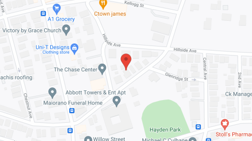 Map of the neighborhood around Manor On Pine Street, LLC