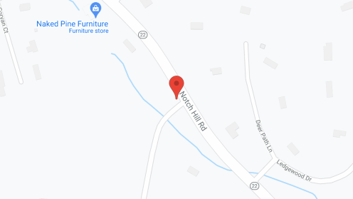 Map of the neighborhood around Evergreen Woods