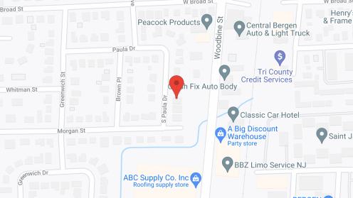 Map of the neighborhood around Anastasia House