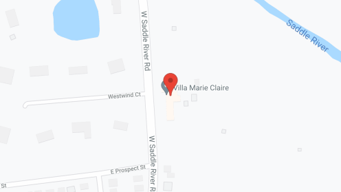 Map of the neighborhood around Villa Marie Claire