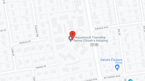 Map of the neighborhood around Pequannock Senior Citizen Hsng