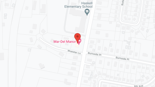 Map of the neighborhood around Mar-Del Manor