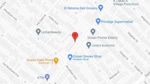 Map of the neighborhood around Ocean Towers