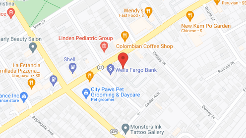 Map of the neighborhood around Plaza Nursing & Convalescent