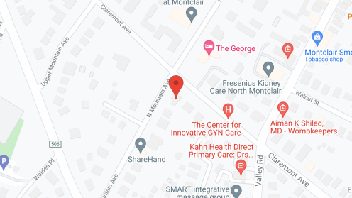 Map of the neighborhood around Homestead At Montclair