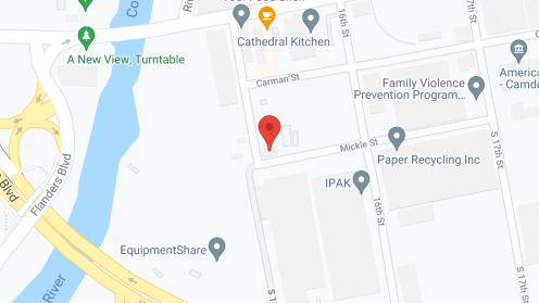 Map of the neighborhood around Riverview Towers Apartments