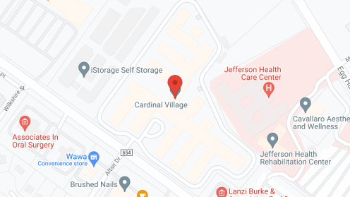 Map of the neighborhood around Cardinal Retirement Village