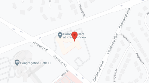 Map of the neighborhood around Kresson View Ctr