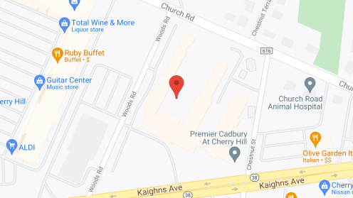 Map of the neighborhood around Premier Cadbury