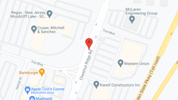 Sunrise of Woodcliff Lake in google map