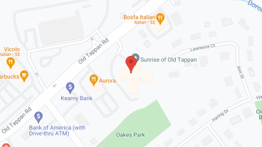 Sunrise of Old Tappan in google map