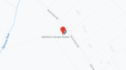 Map of the neighborhood around Newton's Guest Home
