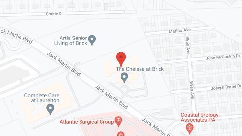 Map of the neighborhood around Mira Vie Brick