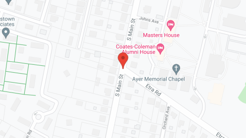 Map of the neighborhood around Presbyterian Homes