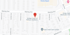 Amber Court of Pelham Gardens in google map