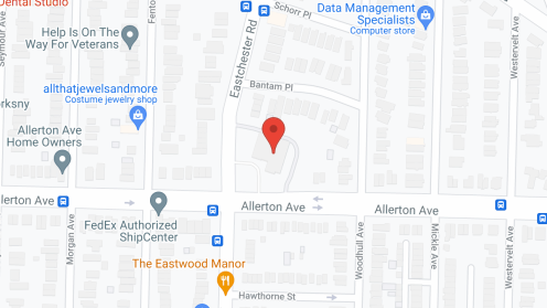 Map of the neighborhood around Eastchester Park Nursing Home