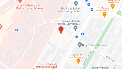 Map of the neighborhood around Kittay Senior Apartments