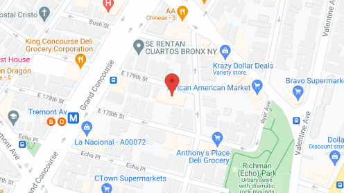 Map of the neighborhood around Jonas Bronck Housing Co