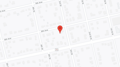 Map of the neighborhood around Fairlawn Adult Home