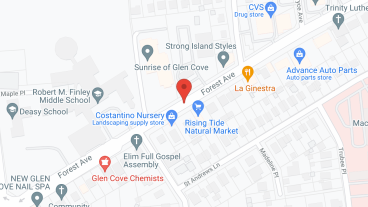 Sunrise of Glen Cove in google map