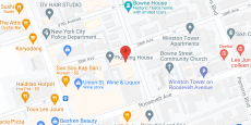 Flushing House in google map