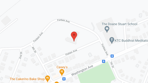 Map of the neighborhood around Van Rensselaer Heights