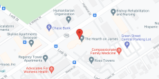The Hearth on James in google map