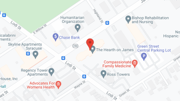The Hearth on James in google map