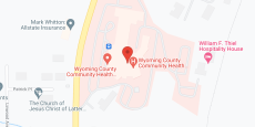 Wyoming County Nursing Fclty in google map