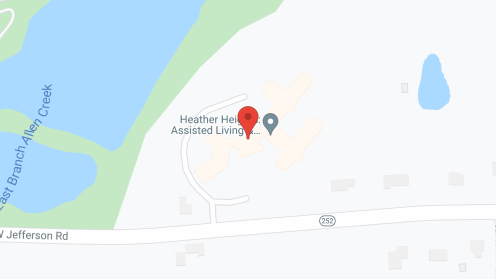 Map of the neighborhood around Heather Heights of Pittsford