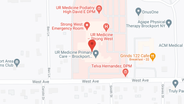 Strong West Emergency Department in google map