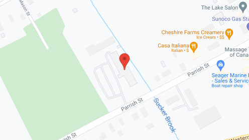 Map of the neighborhood around Eighty Parrish Street Apts