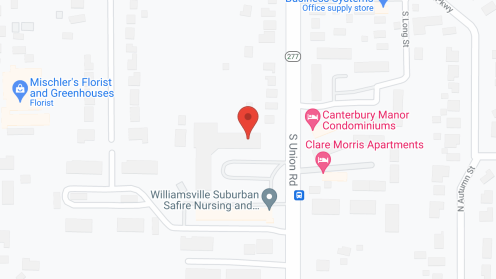 Map of the neighborhood around Williamsville View Manor