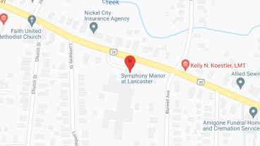 Symphony Manor at Lancaster in google map