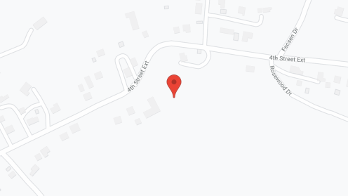 Map of the neighborhood around Shady Rest