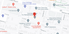 Corning Center for Rehabilitation and Nursing in google map