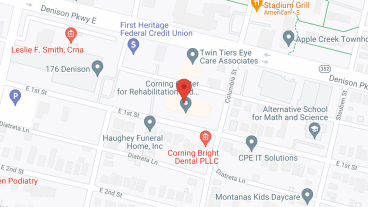 Corning Center for Rehabilitation and Nursing in google map
