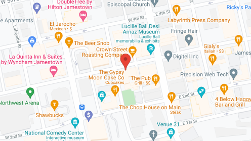 Map of the neighborhood around Covenant Manor