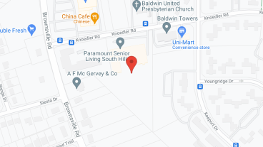 Paramount Senior Living at South Hills in google map
