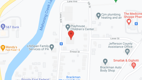 Map of the neighborhood around Lane Avenue Assisted Living