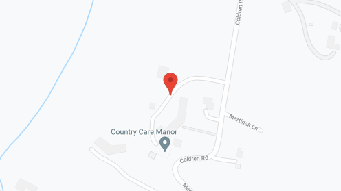 Map of the neighborhood around Country Care Manor