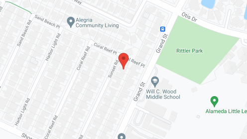 Map of the neighborhood around Sunset Home For the Elderly