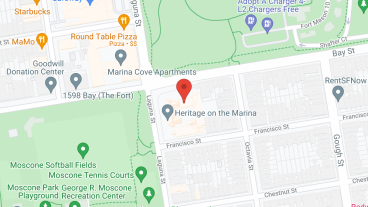 Heritage on the Marina, a CCRC in google map