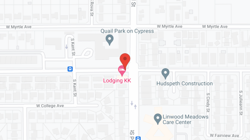 Map of the neighborhood around Quail Park on Cypress