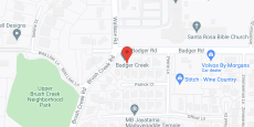 Badger Creek in google map