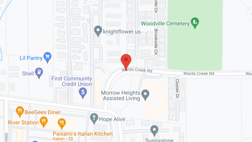 Map of the neighborhood around Morrow Heights Assisted Living
