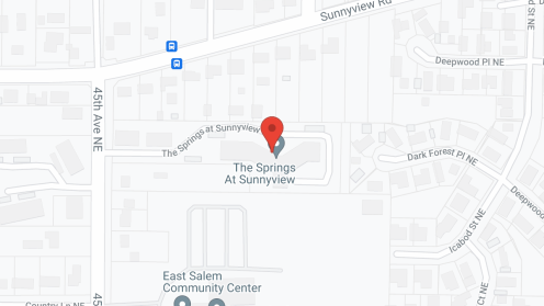 Map of the neighborhood around The Springs at Sunnyview