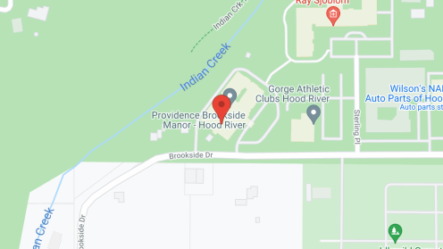Map of the neighborhood around Brookside Manor