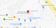 Creekside Village Apts in google map